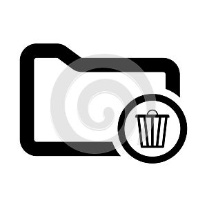 Delete folder icon design