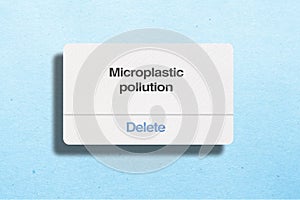 Delete Microplastic Pollution photo