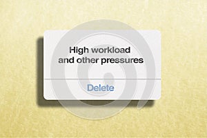 Delete in Our Lives High Workload