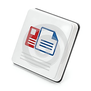 Deleted Folder Icon Illustration Isolated on White Background