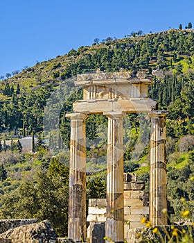 Delfos Oracle, Peloponese, Greece photo