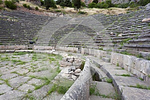Delfos temple, Greece photo