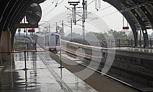 Delhi Metro Rail Mass Public Transit India