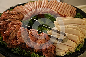 Deli meat tray