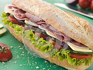Deli Sub Sandwich photo