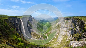 Delica canyon and Nervion waterfall