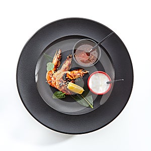 Delicacy dishes of chic restaurant