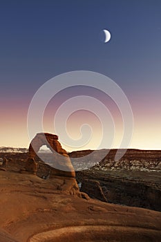 Delicate Arch in Arches National Park,