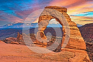 Delicate Arch in Arches National Park, Utah