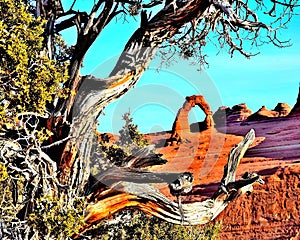 Delicate Arch, Arches National Park, Utah.