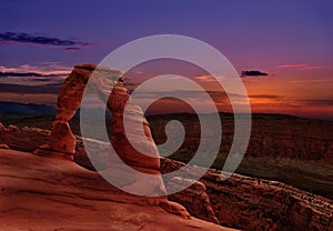 Delicate Arch in Arches National Park, Utah, U.S.A.