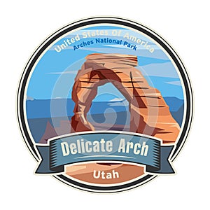 Delicate Arch in Arches National Park, Utah, United States