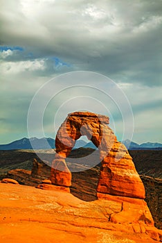 Delicate Arch at the Arches National Park, Utah, USA