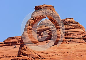 Delicate Arch Bicycle Rock Canyon Arches National Park Moab Utah