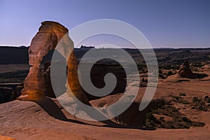 Delicate Arch at Night, Moab Utah