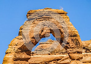 Delicate Arch Rock Canyon Arches National Park Moab Utah