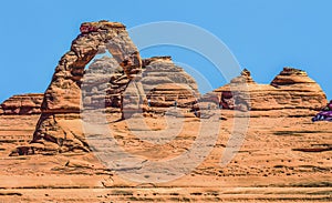 Delicate Arch Rock Canyon Arches National Park Moab Utah