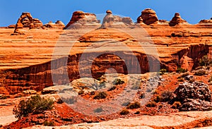 Delicate Arch Rock Canyon Arches National Park Moab Utah