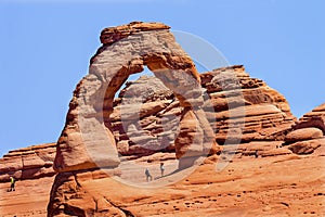 Delicate Arch Rock Canyon Arches National Park Moab Utah