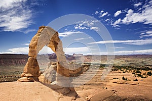 Delicate arch stone at Arches National Park, Utah, USA