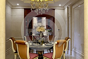 Delicate and beautiful dining room