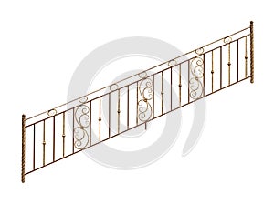 Delicate decorative railing.