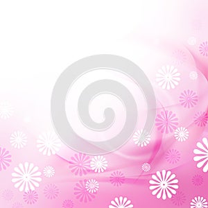 Delicate floral background photo