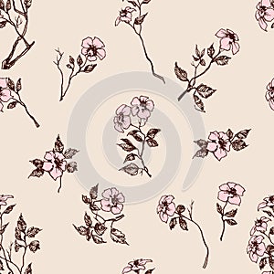 Delicate floral pattern