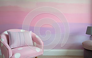 Generative-AI, Soft Pastel Gradient from Blush Pink to Lavender photo