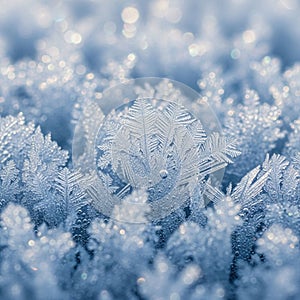 Moisture droplets reflecting soft light creating a sparkling