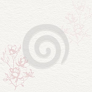 Delicate Magnolia watercolor botanical digital paper floral background