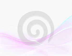Delicate Pastel Abstract Waves on a Light Background