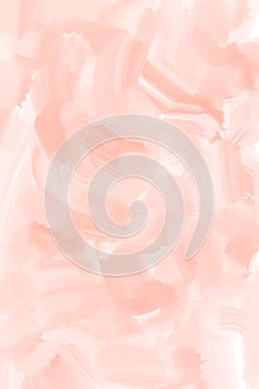 Delicate peach orange watercolor brush strokes with messy old gouache paint texture, minimalist abstract background