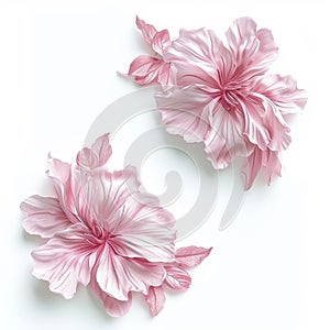 Delicate pink floral arrangement photo