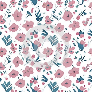 Delicate small flower pattern, perfect for soft designs.