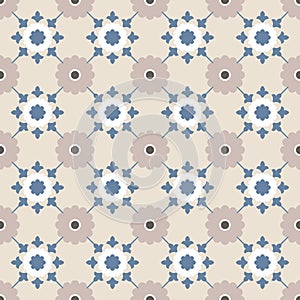 Delicate tile seamless pattern wallpaper in vector format