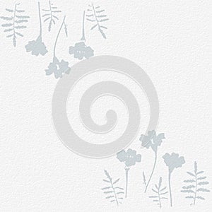Delicate watercolor botanical digital paper floral background