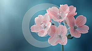 Soft Pink Watercolor Spring Flowers Background photo