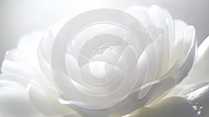 Delicate White Flower Close-up