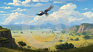 Delicately Rendered Avian-themed Art Of The Congo: The Birds In The Sky