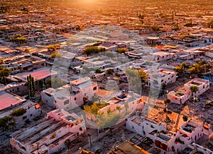 Delicias, Chihuahua, Mexico. Generative AI. photo