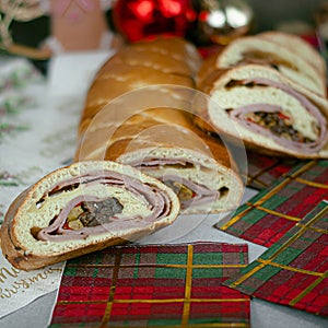 Delicioso pan de jamon para estas navidades