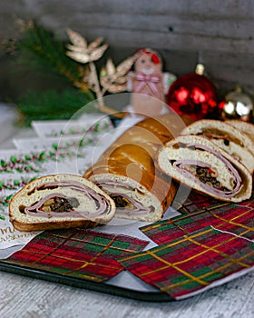 Delicioso pan de jamon para estas navidades