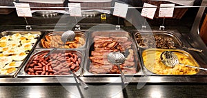 Delicious and abundant breakfast buffet photo