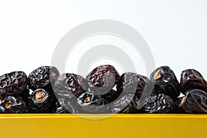 Delicious ajwa dates ( kurma nabi ) or Prophet\'s Dates, sweet dried dates