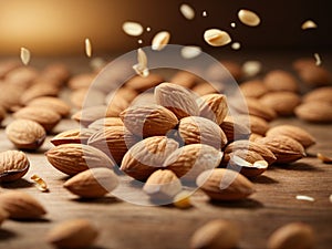 Delicious almond has sweet and nutty flavor with crunchy texture