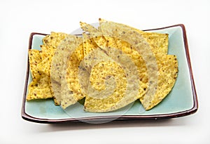 Delicious appetizer corn tortillas