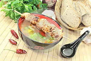 Delicious Asian Chicken consomme