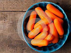 Delicious baby carrots