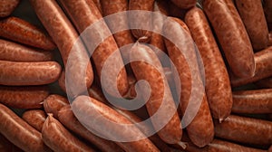 Delicious Bangers Meat Product Horizontal Background.